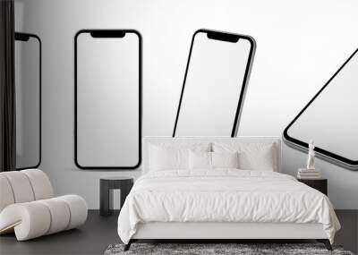 modern mobile isolated Wall mural