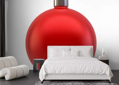 red christmas ball Wall mural