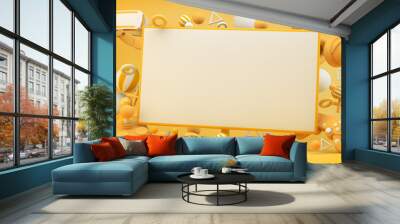 Screen videogames mockup Wall mural