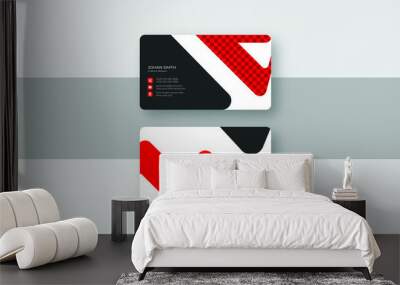 business card design template Wall mural