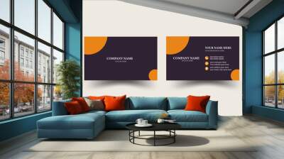 business card template Wall mural