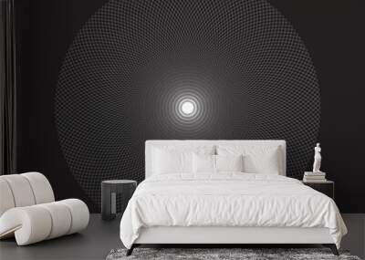 Glowing lights effect, flare, explosion and stars. Special effect isolated on transparent background Wall mural