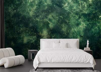 Grunge Green Texture Background - Military Color Wall mural