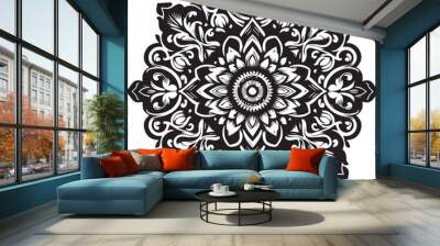 ornamental round ornament Wall mural