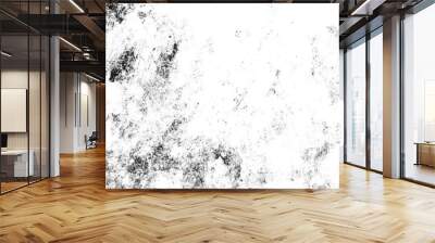 White abstract texture grunge background,Grunge texture white and black,Two tone Grunge texture black and white rough vintage distress background,abstract vintage of old surface texture background, Wall mural