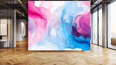 Vibrant watercolor painting background Wall mural