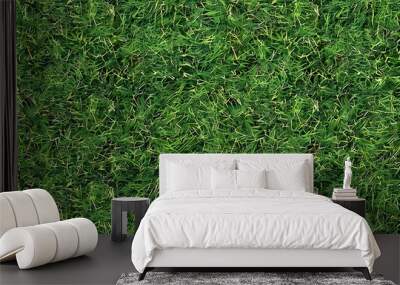 Seamless Green Grass Texture Background Wall mural