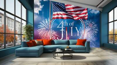 USA Independence Day Image. Wall mural