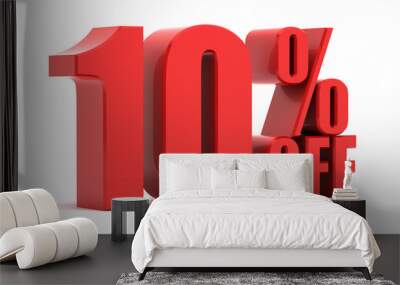 10 percent off promotion Wall mural