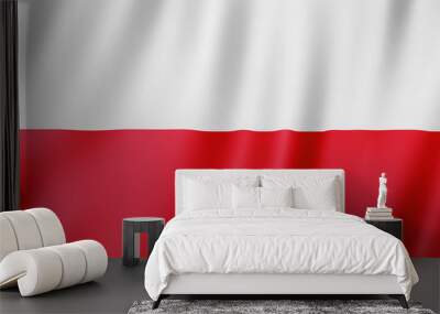 Flag of Poland Wall mural