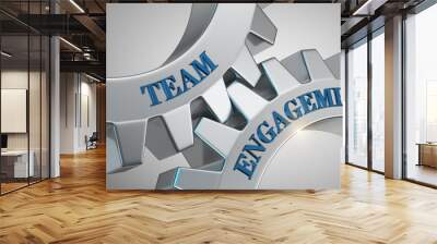 Team engagement concept. Wall mural