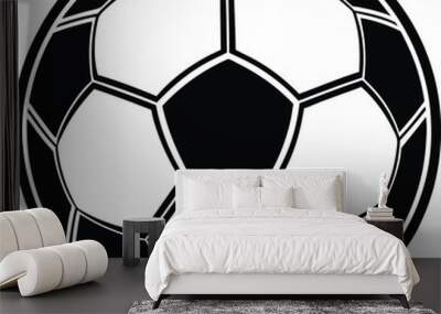 soccer football design silhouette concept illustration  Wall mural