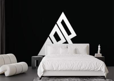 B P P letter logo creative design. BPP icon Wall mural