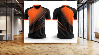 Abstract design for a sports jersey, vector illustration, template for a t-shirt of a sport team mockup Wall mural