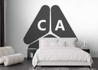 CAL letter logo design on white background. Creative  modern CAL letter logo design. Vector design. Wall mural