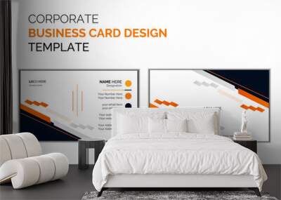 creative modern name card and business card  Wall mural