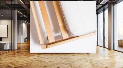 wooden boards frame for mattress  Wall mural