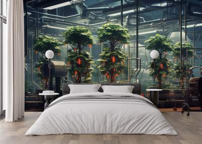 indoor Futuristic Garden Wall mural