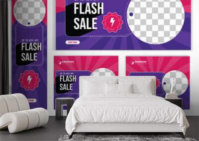 Vibrant Sales-Optimized Google Ads Banner Collection Wall mural