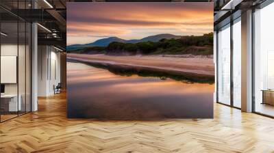 Free photo reflection nature shore aerial tourism Wall mural