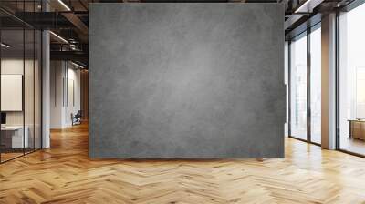 Black stone concrete grunge texture and backdrop background anthracite panorama. Panorama dark grey black slate background or texture. Wall mural