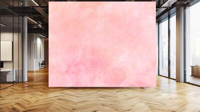 pink background with texture pink background with watercolor Pink scraped grungy background. Grunge background frame Soft pink watercolor background. Pink texture background. Wall mural