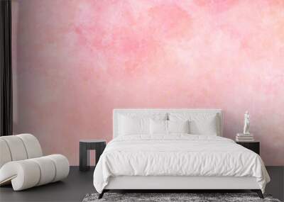 Seamless soft pink background with texture pink background with watercolor Pink scraped grungy background. Grunge background frame Soft pink watercolor background. Pink texture background. Wall mural