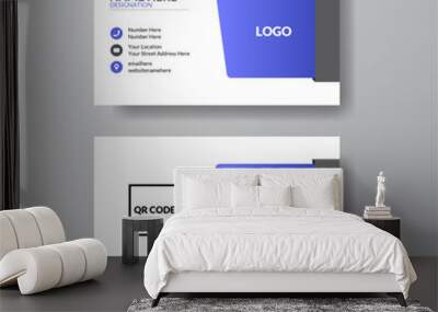 classic and creative modern business card design Wall mural