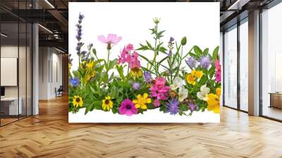 Colorful Wildflower Arrangement Wall mural