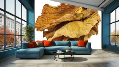 Dried Tobacco Leaves Bundle Wall mural