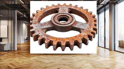 Rusty Industrial Cogwheel Wall mural