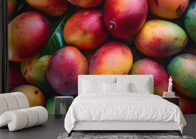 Mango. Background, wallpaper, banner. Wall mural