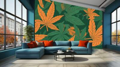 Seamless Colorful Marijuana Pattern.

Seamless pattern of marijuanas in colorful style. Add color to your digital project with our pattern! Wall mural