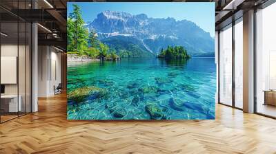 A virtual reality nature explorationNature Landscapes: Mountains, beaches, forests, lakes
 Wall mural