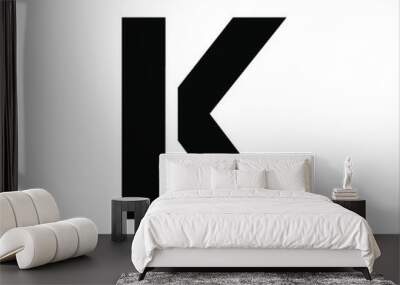 K letter logo | K font Logo | K template Wall mural