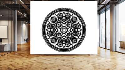 pattern  circle ornate design illustration art Wall mural