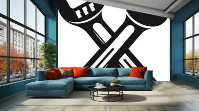 wrenche  vector Wall mural