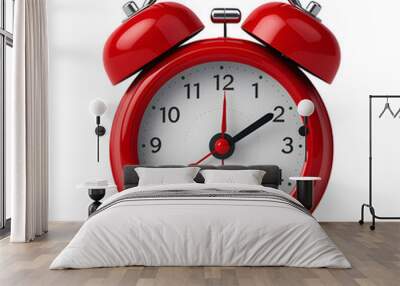 alarm clock isolated Wall mural