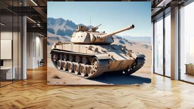 tank t 34 Wall mural