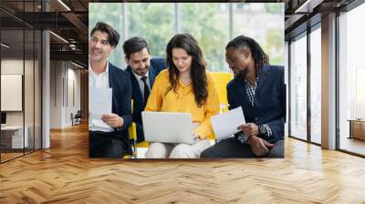 business people in a meeting Wall mural