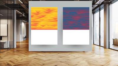 Abstract background cover design. Vector pattern Wall mural