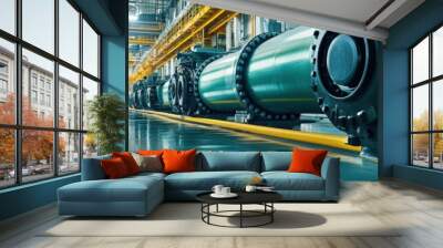 Green Hydrogen Pipeline  Wall mural