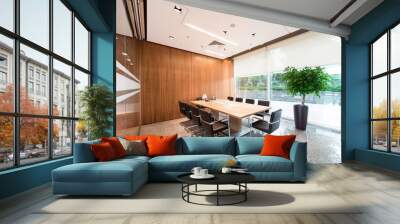 modern office lobby hall interior Wall mural