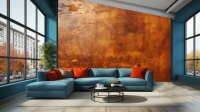 Rusted metal textured background. Abstract grunge metal corroded texture. High quality photo Wall mural