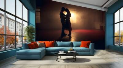 Slow dancing in the dark with the love of my life Wall mural