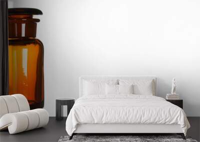 brown glass bottle for medicine Wall mural