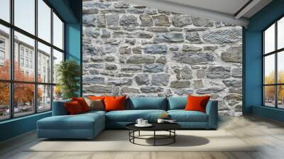 Old weathered stone wall Wall mural