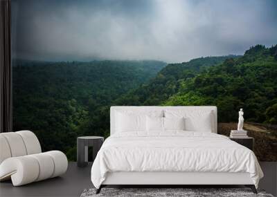 landscape of   Rain forest in Thailand Wall mural