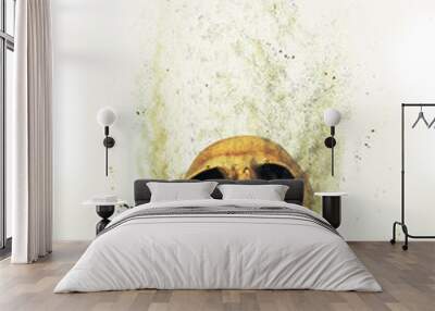 skull sand storm effect Wall mural