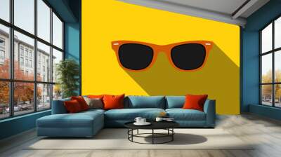 SUNGLASSES VECTOR Wall mural